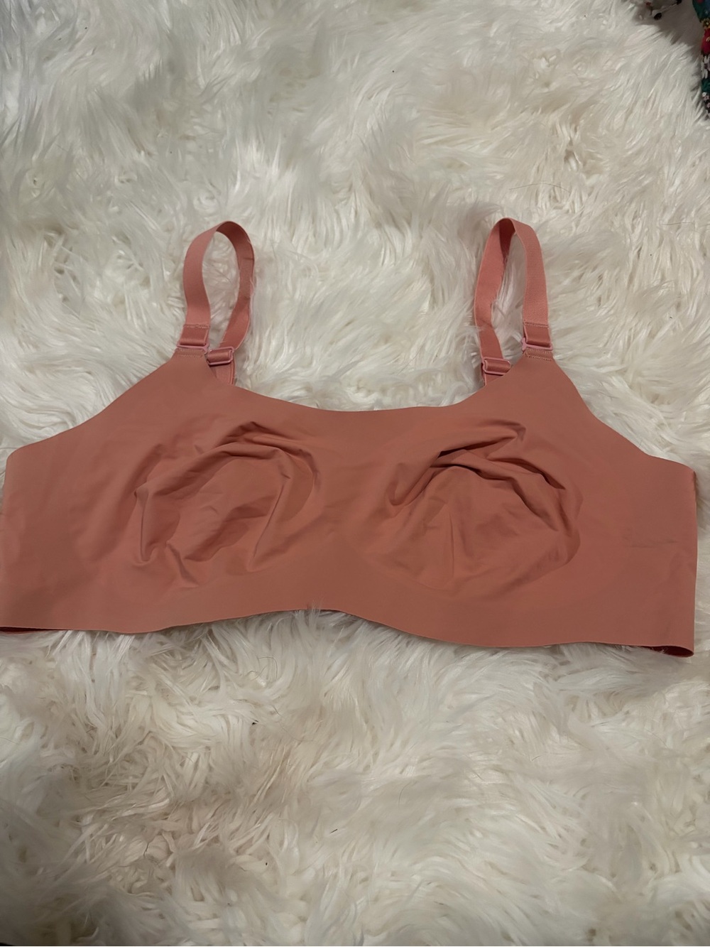 Knix evolution bra, size 5 pink/ salmon colour